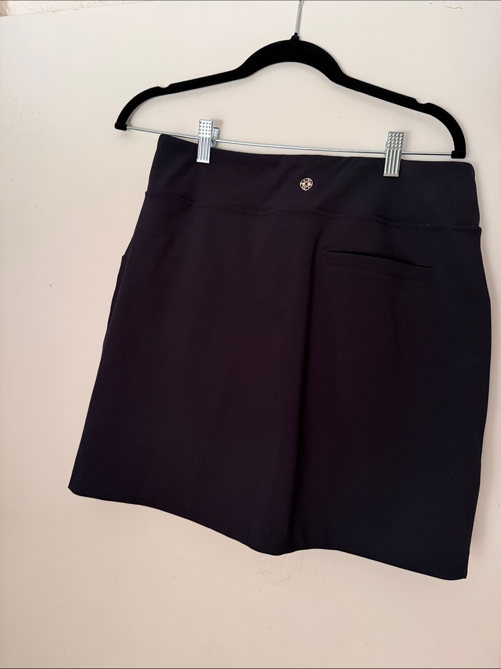 Lilly Pulitzer Black Golf Skort with Side Pocket